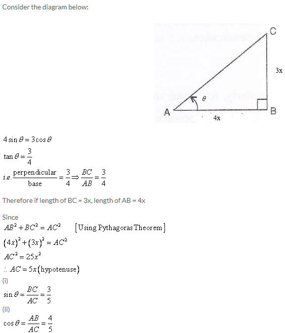 Selina Concise Mathematics Class 9 ICSE Solutions Trigonometrical Ratios image - 53