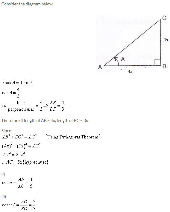 Selina Concise Mathematics Class 9 ICSE Solutions Trigonometrical Ratios image - 59