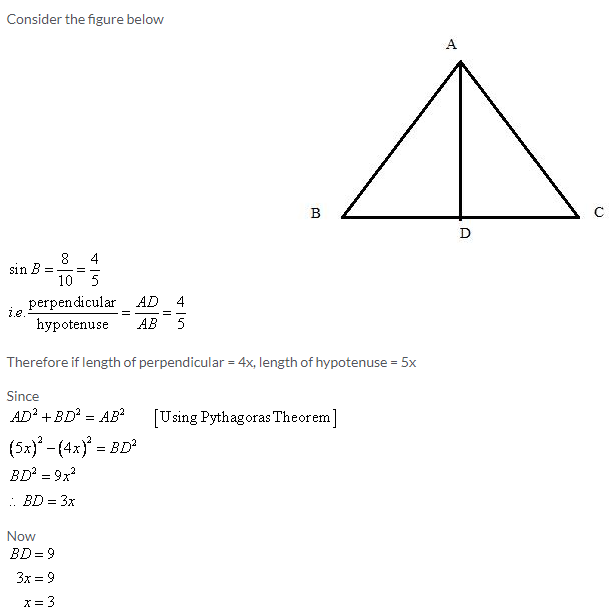 Selina Concise Mathematics Class 9 ICSE Solutions Trigonometrical Ratios image - 67
