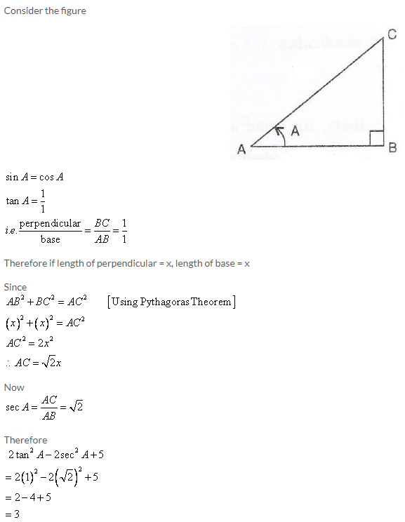 Selina Concise Mathematics Class 9 ICSE Solutions Trigonometrical Ratios image - 70