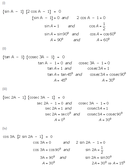 Selina Concise Mathematics Class 9 ICSE Solutions Trigonometrical Ratios of Standard Angles image - 24