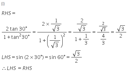 Selina Concise Mathematics Class 9 ICSE Solutions Trigonometrical Ratios of Standard Angles image - 4