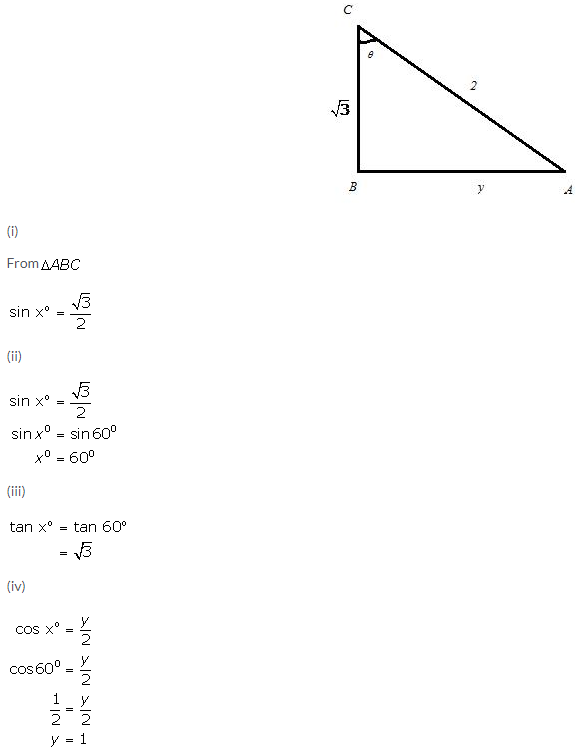 Selina Concise Mathematics Class 9 ICSE Solutions Trigonometrical Ratios of Standard Angles image - 41