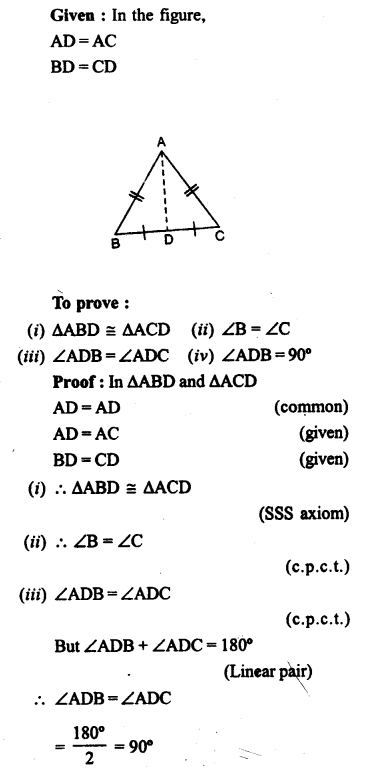 Selina Concise Mathematics class 7 ICSE Solutions - Congruency Congruent Triangles image - 16