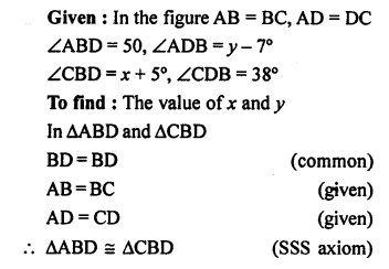 Selina Concise Mathematics class 7 ICSE Solutions - Congruency Congruent Triangles image - 37