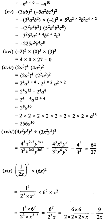 Selina Concise Mathematics class 7 ICSE Solutions - Exponents (Including Laws of Exponents) image - 24