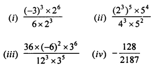 Selina Concise Mathematics class 7 ICSE Solutions - Exponents (Including Laws of Exponents) image - 27
