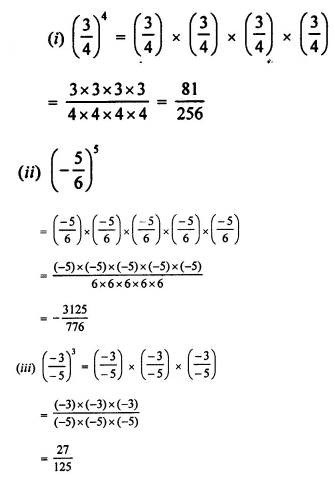Selina Concise Mathematics class 7 ICSE Solutions - Exponents (Including Laws of Exponents) image - 40