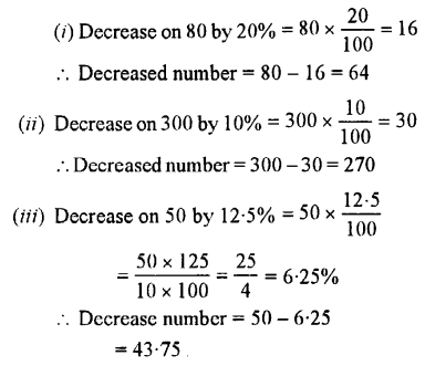 Selina Concise Mathematics class 7 ICSE Solutions - Percent and Percentage image - 31