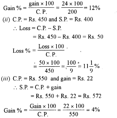 Selina Concise Mathematics class 7 ICSE Solutions - Profit, Loss and Discount image - 2