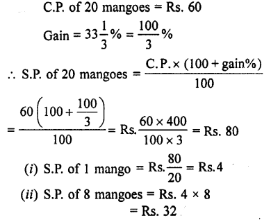 Selina Concise Mathematics class 7 ICSE Solutions - Profit, Loss and Discount image - 22