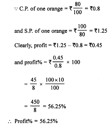 Selina Concise Mathematics class 7 ICSE Solutions - Profit, Loss and Discount image - 33
