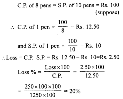Selina Concise Mathematics class 7 ICSE Solutions - Profit, Loss and Discount image - 50
