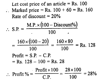 Selina Concise Mathematics class 7 ICSE Solutions - Profit, Loss and Discount image - 52