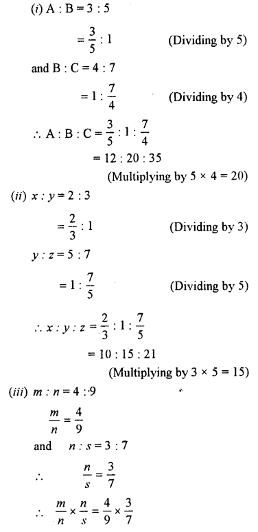 Selina Concise Mathematics class 7 ICSE Solutions - Ratio and Proportion (Including Sharing in a Ratio) image - 23