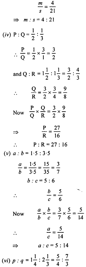 Selina Concise Mathematics class 7 ICSE Solutions - Ratio and Proportion (Including Sharing in a Ratio) image - 24