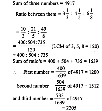 Selina Concise Mathematics class 7 ICSE Solutions - Ratio and Proportion (Including Sharing in a Ratio) image - 5