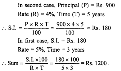 Selina Concise Mathematics class 7 ICSE Solutions - Simple Interest image - 17