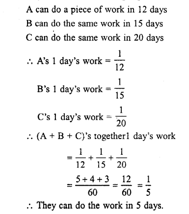Selina Concise Mathematics class 7 ICSE Solutions - Unitary Method (Including Time and Work) image - 20
