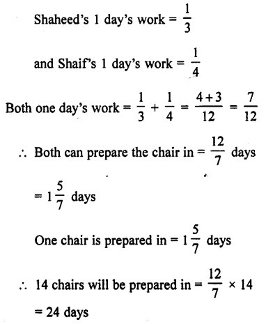 Selina Concise Mathematics class 7 ICSE Solutions - Unitary Method (Including Time and Work) image - 26