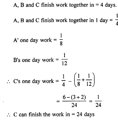 Selina Concise Mathematics class 7 ICSE Solutions - Unitary Method (Including Time and Work) image - 27