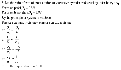 Selina Concise Physics Class 9 ICSE Solutions Pressure in Fluids and Atmospheric Pressure - 13