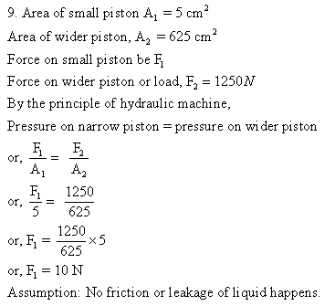 Selina Concise Physics Class 9 ICSE Solutions Pressure in Fluids and Atmospheric Pressure - 14
