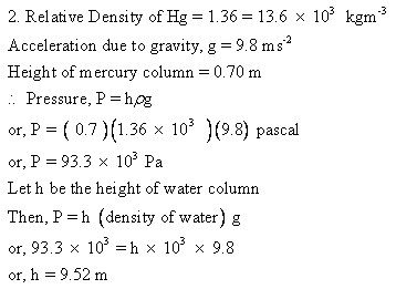 Selina Concise Physics Class 9 ICSE Solutions Pressure in Fluids and Atmospheric Pressure - 26