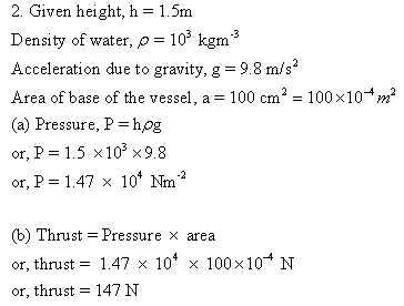 Selina Concise Physics Class 9 ICSE Solutions Pressure in Fluids and Atmospheric Pressure - 7