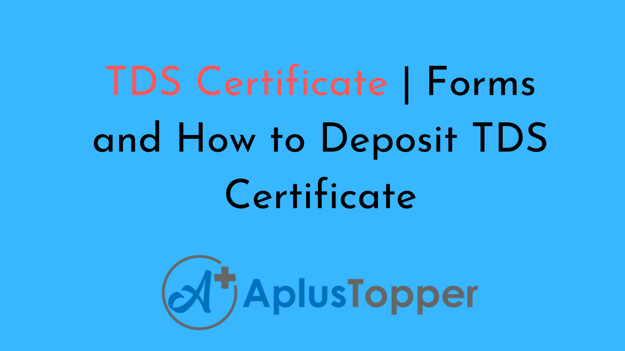 TDS Certificate