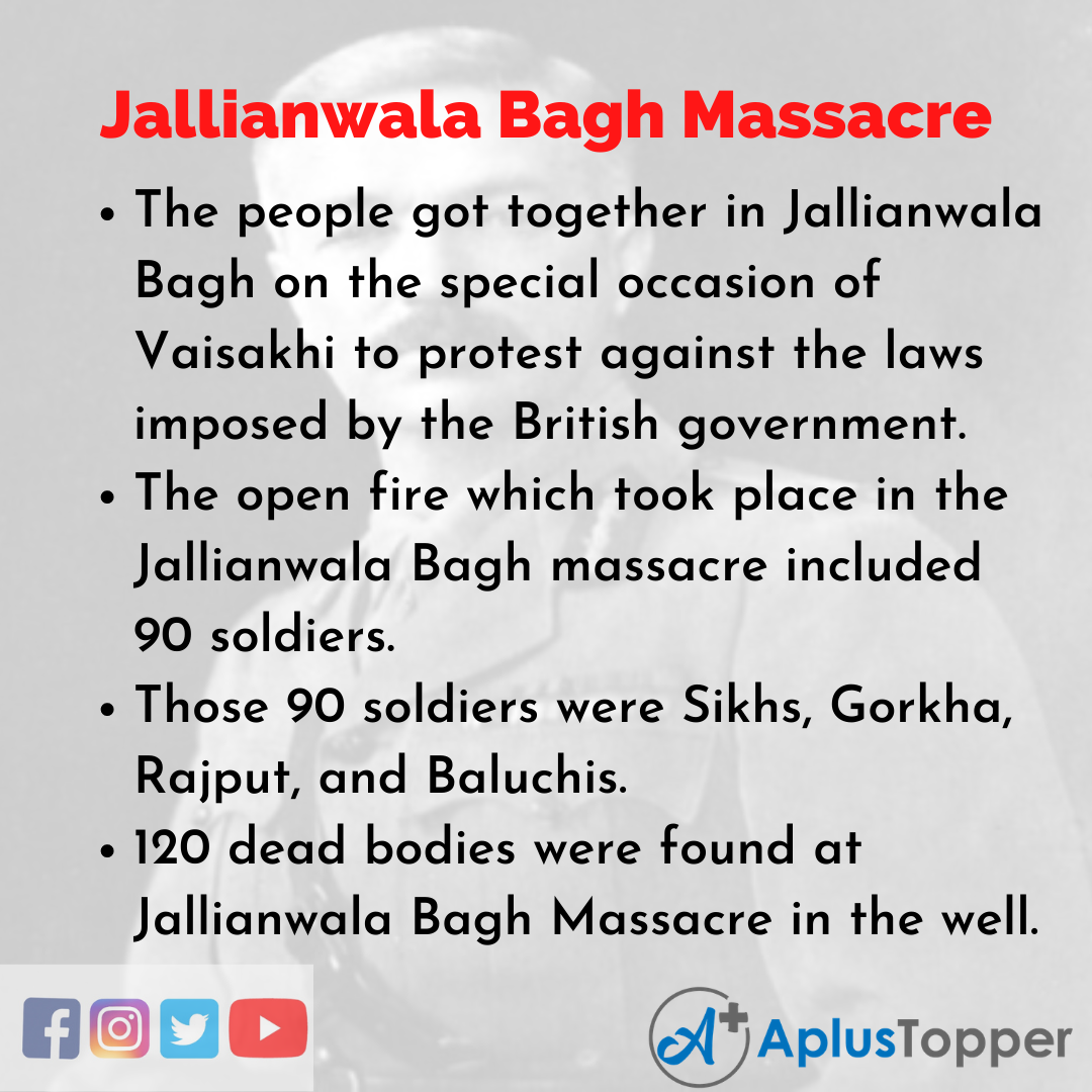 10 Lines of Jallianwala Bagh Massacre