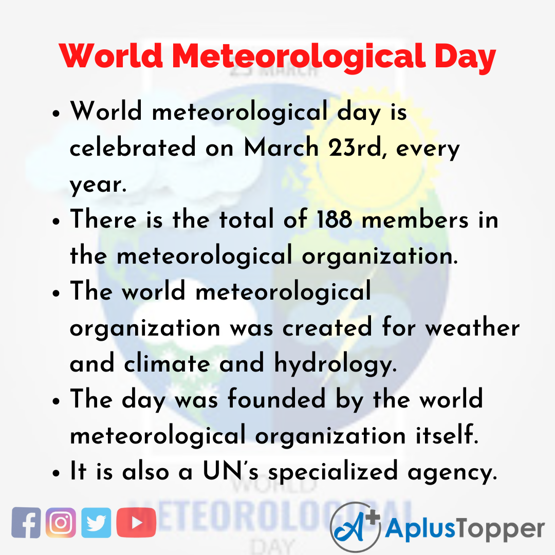 10 Lines of World Meteorological Day