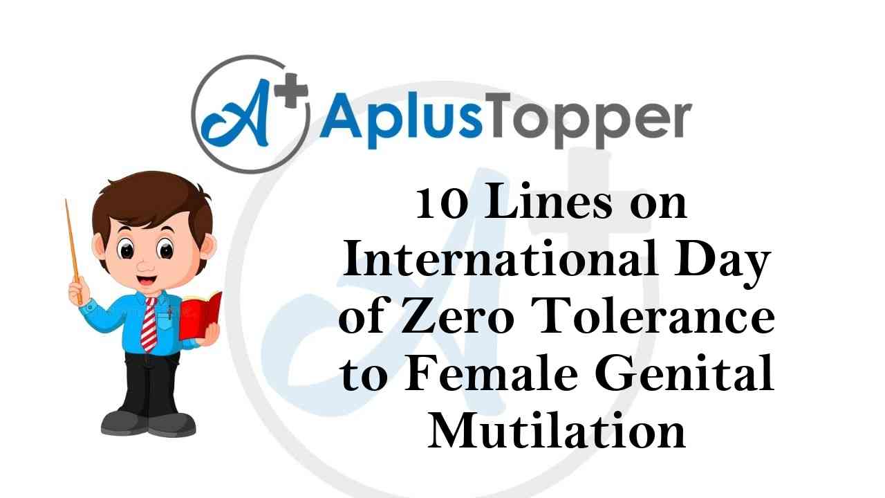 10 lines on international day of zero tolerance to female genital mutilation