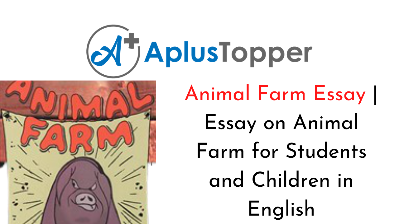 essay question on animal farm