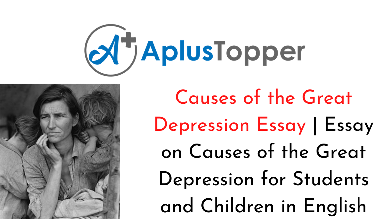 causes of the great depression essay