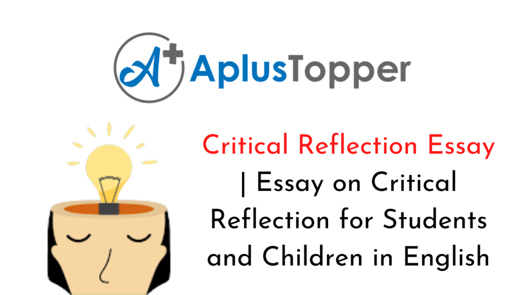 what is the critical reflection essay