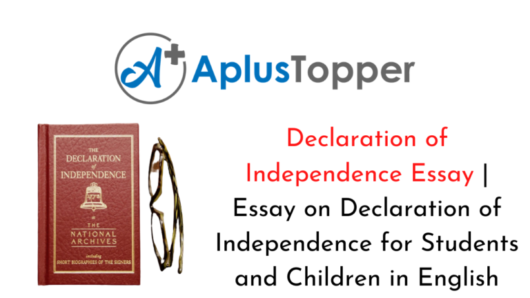 declaration for long essay