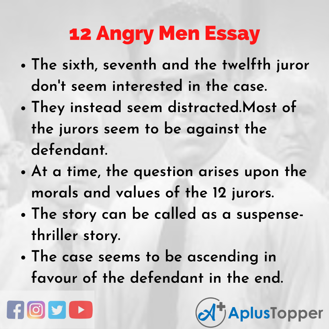 Essay about 12 Angry Men