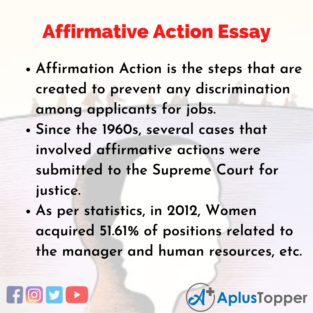 Essay about Affirmative Action