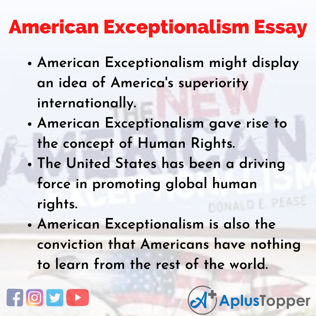 Essay about American Exceptionalism