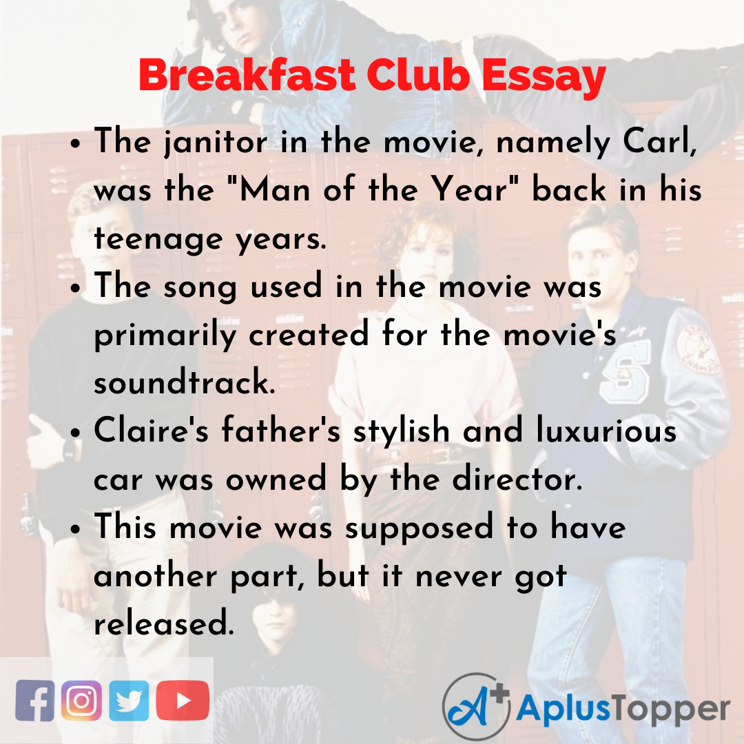 Essay about Breakfast Club