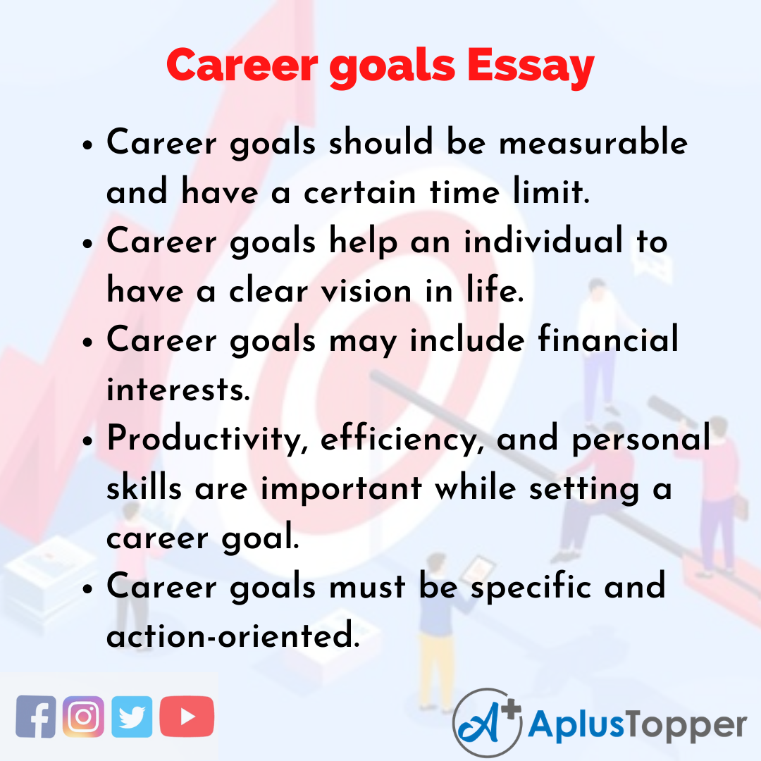 Essay about Career goals