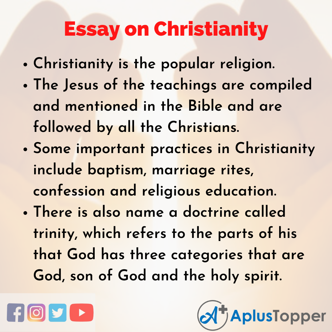 Essay about Christianity