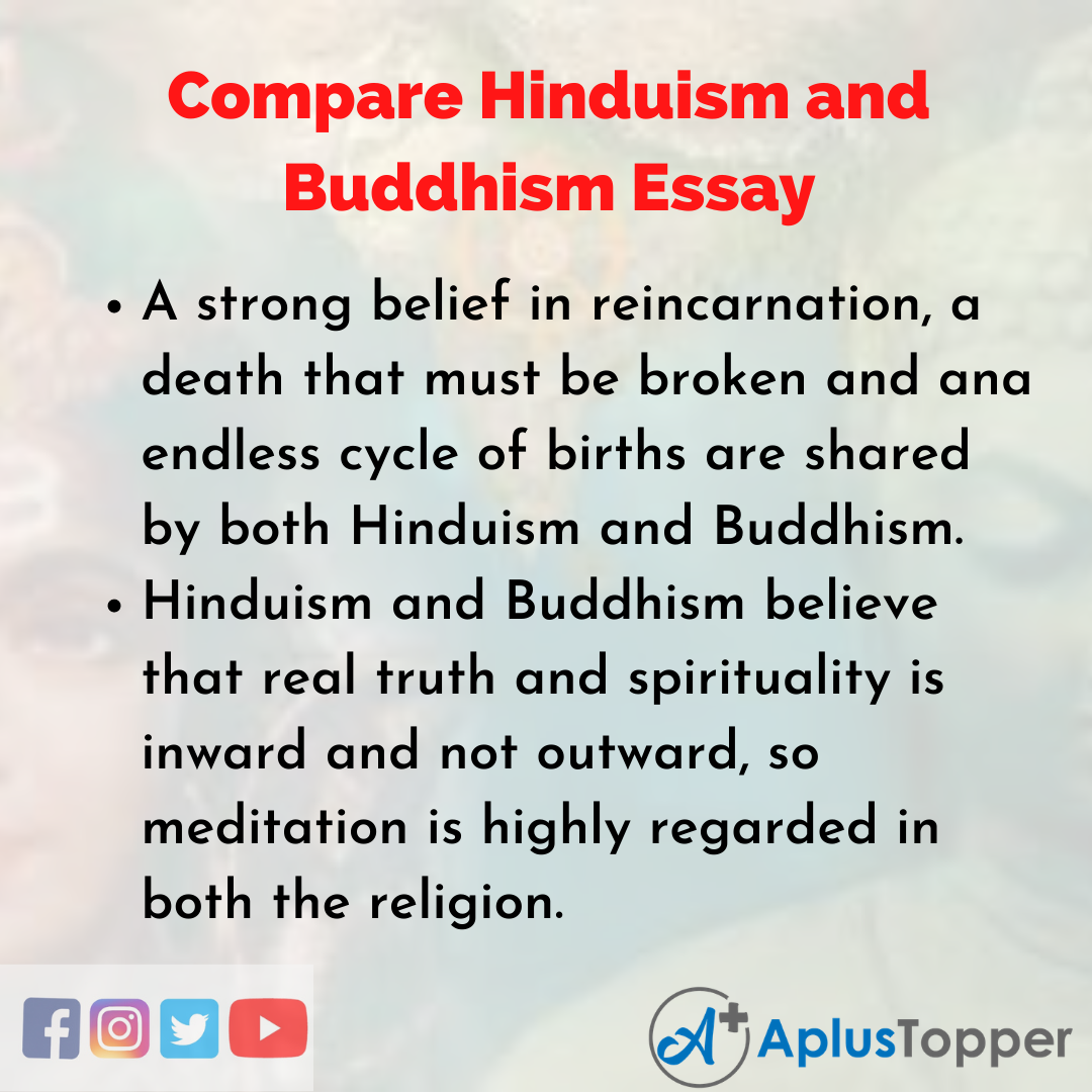 Essay about Compare and Contrast Hinduism and Buddhism