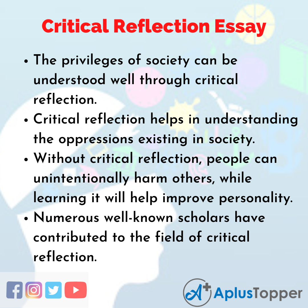 Essay about Critical Reflection