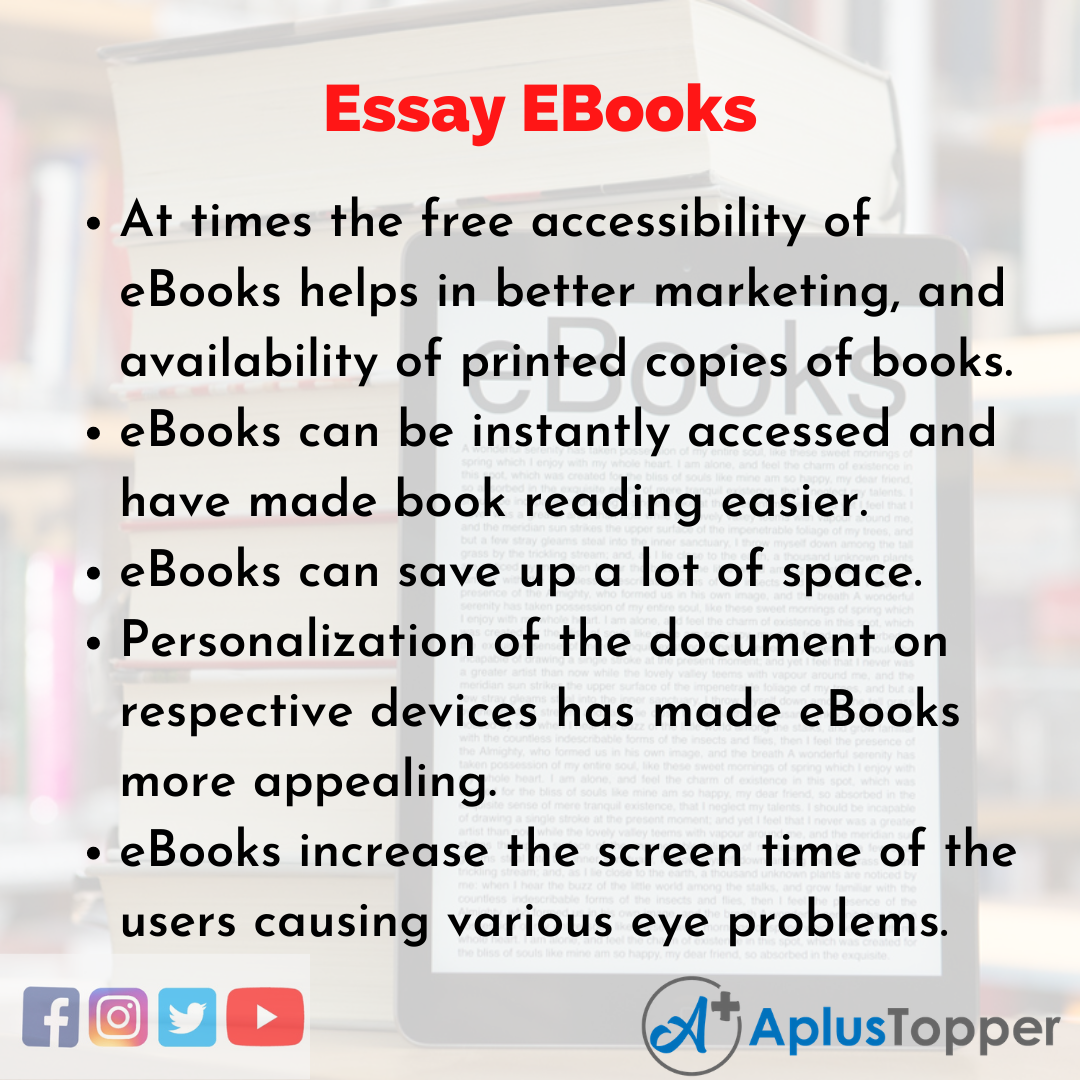 Essay about EBooks