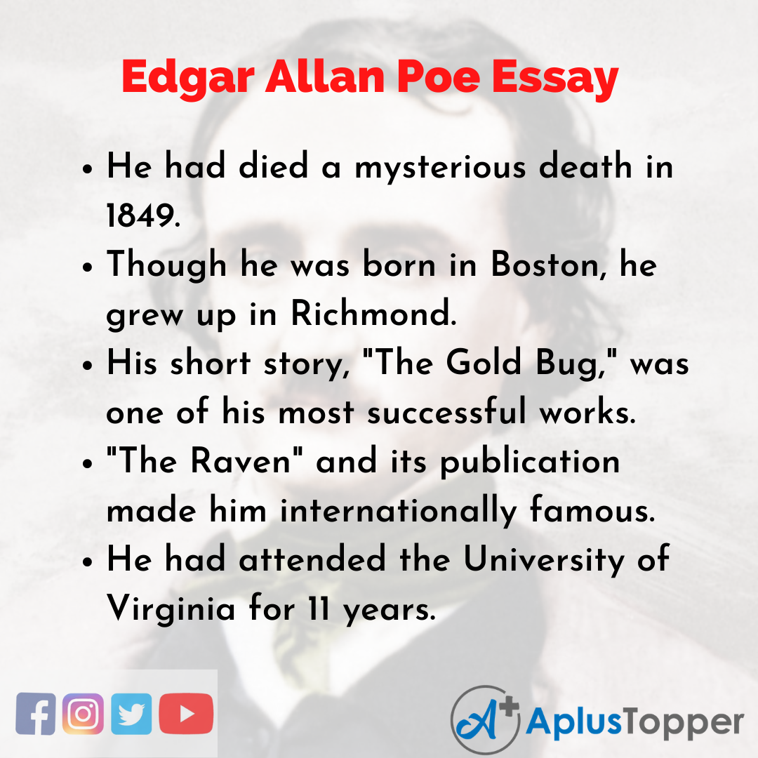 Essay about Edgar Allan Poe