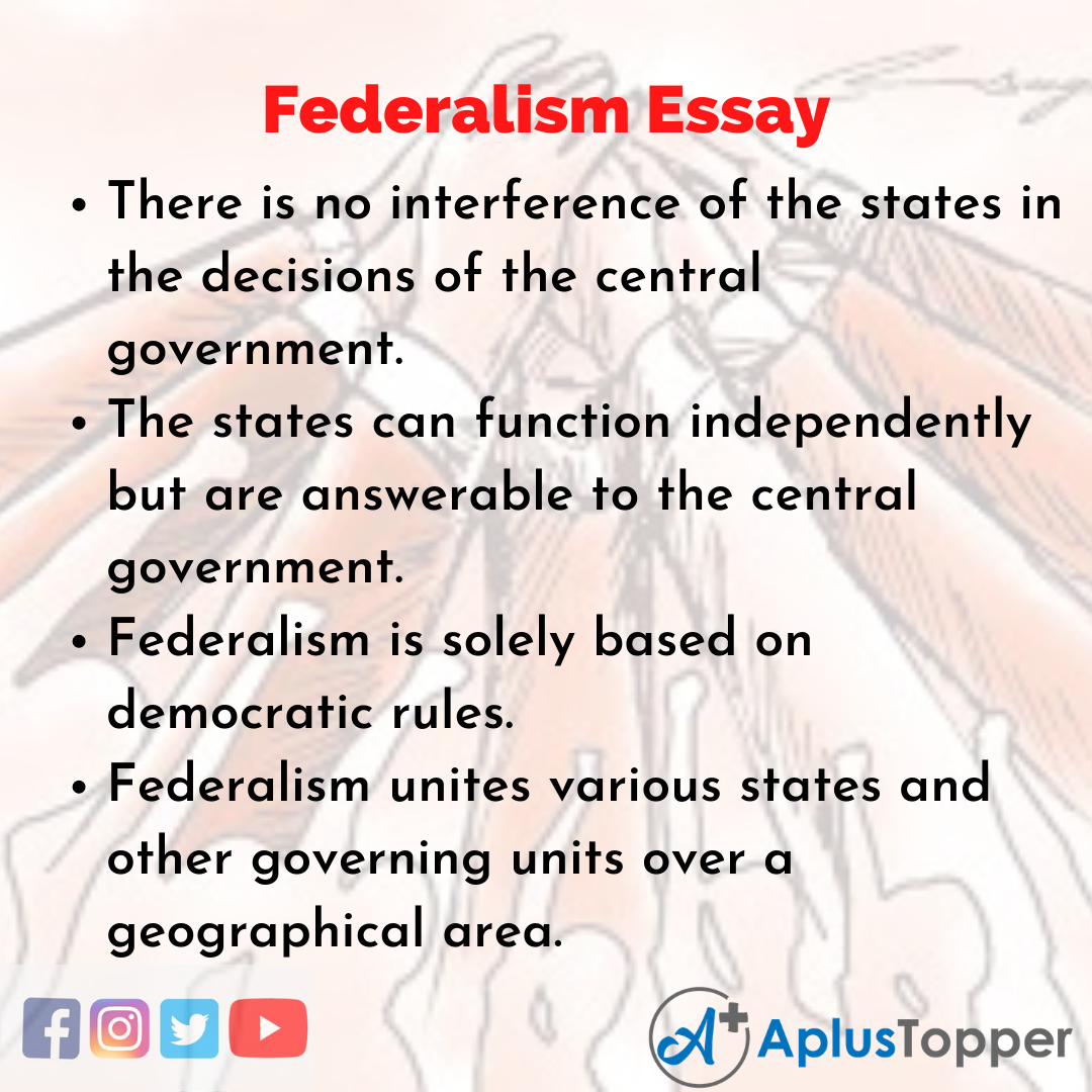 Essay about Federalism