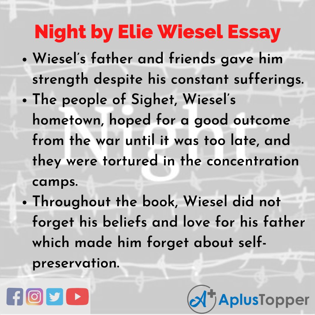 Essay about Night by Elie Wiesel