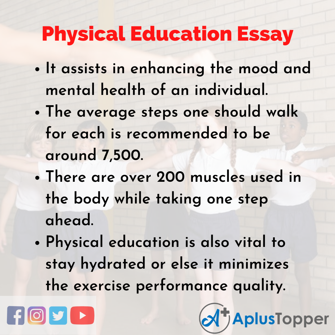 essay on importance of physical education in schools